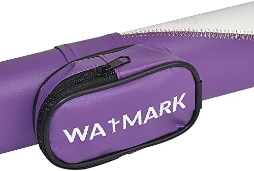 Waymark Billiard/Pool Cue 1x1 Caso duro, mantém 1 estojo de transporte de stick de sugestão de 2 peças