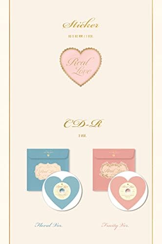 Wm entr Oh My Girl - 2º Álbum [Real Love] Álbum+Pôster dobrado+Conjunto de Fotocards Extra / K -pop selado, 195 x 260 x 25 mm