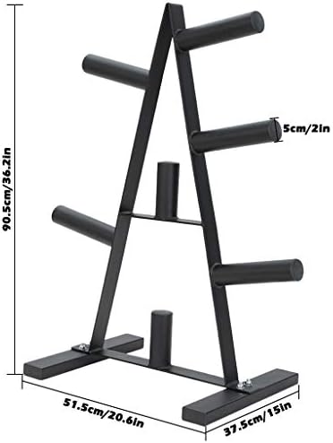 Rack de peso olímpico do METICPR, Árvore de placa de peso A da estrutura para placas de peso de 2 polegadas, suporte para