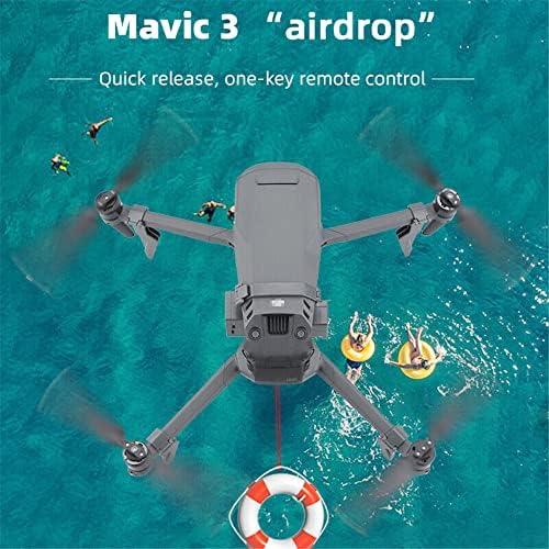 Natefemin Drone Aumente o sistema Airdrop para DJI Mavic 3 Drone Fishing Ishing Wedding Ring Gift Deliver Life Acessório
