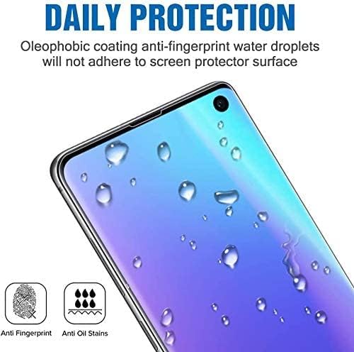 ToneGod 2 Pack Galaxy S10 Protetor de tela, [Free de bolhas] [alta definição] Anti-arranhão [Case Friendly] 3D Protetor