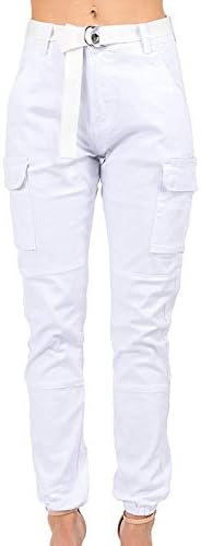 Calça gótica Keusn para mulheres calças de carga baixa calças de pára -quedas largas de pára -quedas y2k calças de corredor