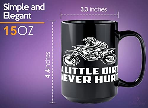 Bubble abraços esportes caneca caneca de café 15oz preto -te11 - hobby de bicicleta engraçado de motociclista