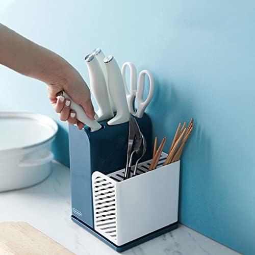 Suporte de utensílio Faca de cozinha de cozinha multifuncional portador doméstico Rack de armazenamento rack de plástico
