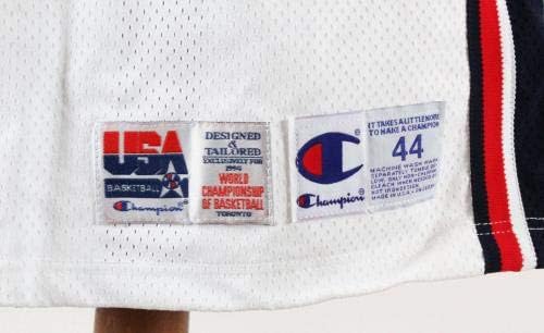 1994 Team EUA Joe Dumars Olympics Game usou camisa de basquete com CoA - camisas olímpicas autografadas