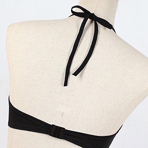 Malbaba Bra Sexy para Mulheres Menina Hollow Out Elastic Cage Bra Lingerie Bandage Strappy Halter Bra Tops fofos