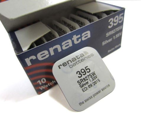 10pcs de Renata 395 SR927SW Swiss Watch Battery 1.55V