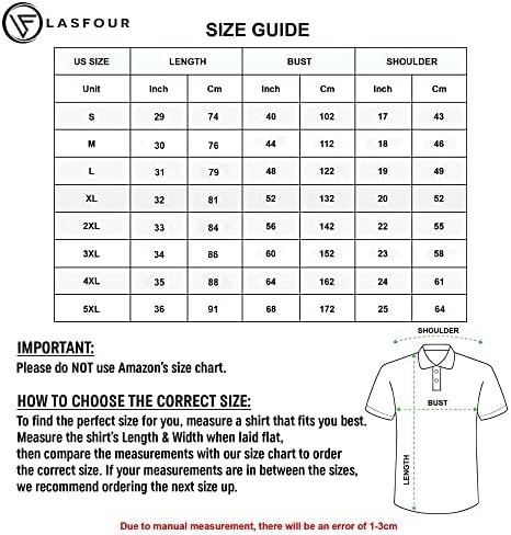 Lasfour personalizado 3D engraçado camisas de pólo de golfe para homens, camisas de golfe masculinas de manga curta