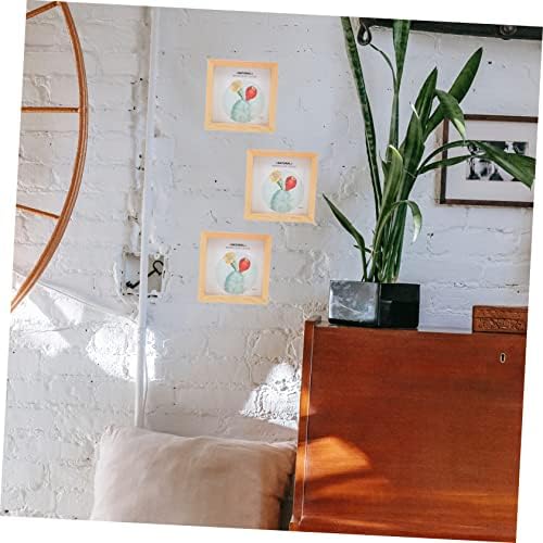 Tofficu 1pc quadro de quadros vintage quadros flutuantes molduras domésticas ornamento a4 pendurar moldura de madeira planta