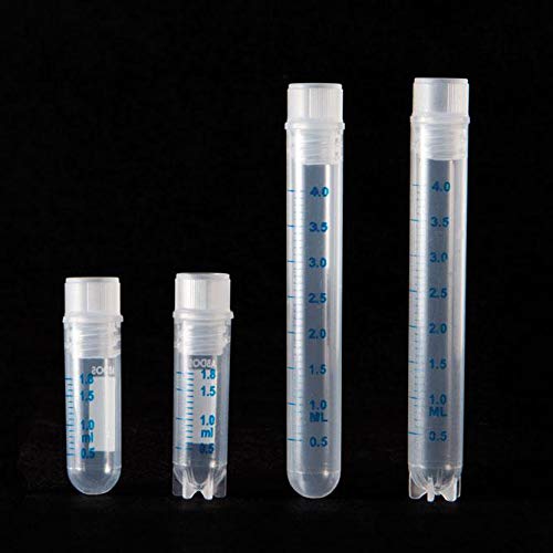 United Scientific Supplies P60113 Crio frasco, estéril, 12,3 mm OD, 89 mm de altura, 4,5 mm, polipropileno