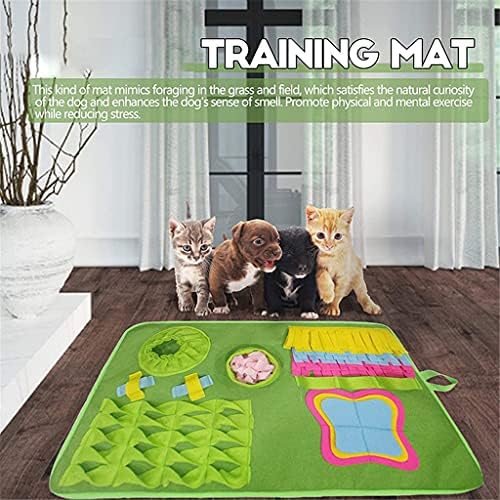 FEGOCLT Interactive Toy Dog Puzzle Pet Snuffle Mat Puppy Sniffing Treinamento Alimentação Alimentação Incentiva habilidades de