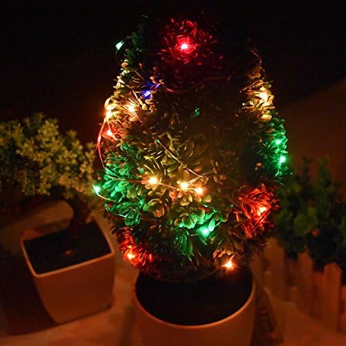 Luzes de cordas de led de bateria da ghlife 40 LEDS LUZES TWINKEL LUZES 13 pés de prata para casamento de Natal Casa de férias sazonais