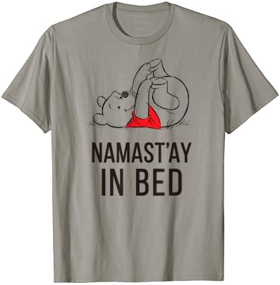 Disney Winnie the Pooh Namast'ay T-shirt de manga curta