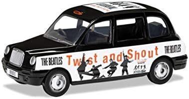 Corgi The Beatles Twist and Shout London Taxi 1:36 Display Display Modelo CC85927, Amarelo