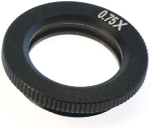 Kit de acessórios para microscópio para adultos 0,5x 0,75x 1x 1,5x 2x Microscópio industrial Lente objetiva da câmera para câmera