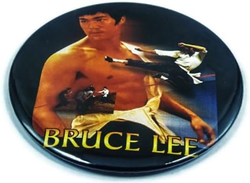 Bruce Lee Kung Fu HK Awesome 3 em 1 apresenta botão de suporte de pino Jumbo 3,75