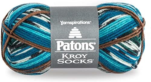 Patons Kroy Socks Yarn, 50g, Rota 66 Jacquard 6 contagem