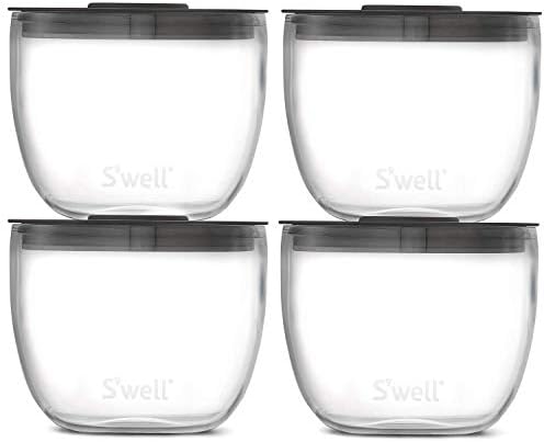 S'well 2-in-1 Nesting Food Bowls, 21,5 onças, Pink Topaz