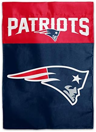 NFL New England Patriots Bandeira de 2 lados/quintal, Marinha,