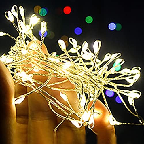 Christmas LED Copper Wire Holiday Bedroom Party Birthday Wedding Decoration Creative Fishbone LED LUZS LUZES DE NET