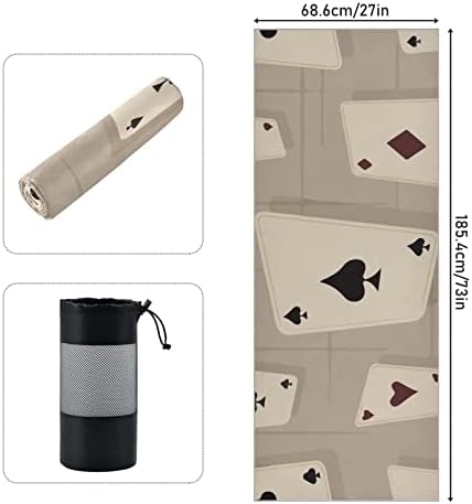 Aunstern Yoga Blanket Poker-Gard-Gery Tootes Yoga Mat Toalha