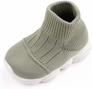 Meninos e meninas sapatos infantis para tecer sapatos de malha de malha respirável não deslize sapatos de bebê primavera casual
