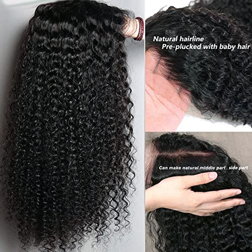 RLTEO 13x4 Water Wak Lace Front Wigs Cabelo humano 180% Densidade de renda encaracolada perucas de cabelo humano para