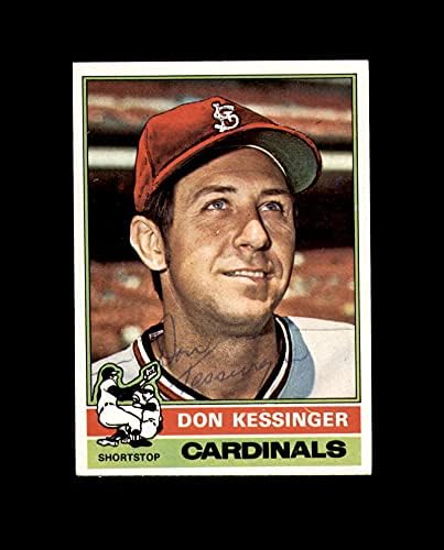 Don Kessinger assinado à mão de 1976 Topps St. Louis Cardinals Autograph