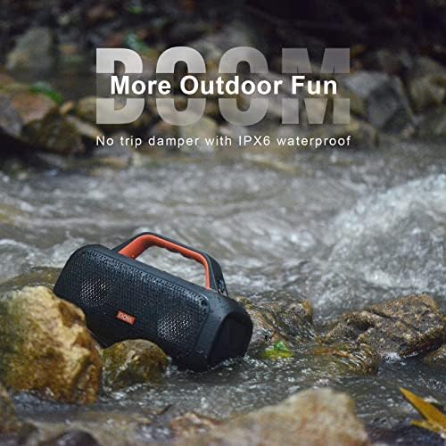 DOSS E-GO II II Bluetooth Pacote Black Bundle Back Extreme Boom Outdoor Orange Orange