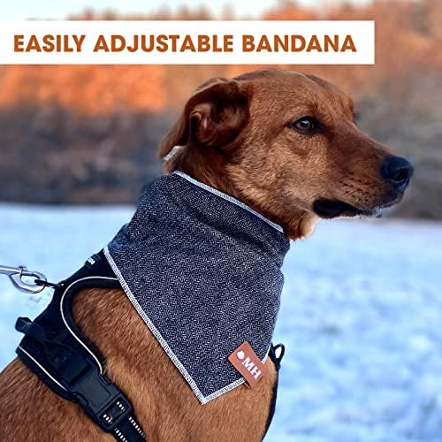 Mountain Hound Dog Bandana, bandanas duráveis, confortáveis ​​e laváveis ​​para cães, acessórios de cães ajustáveis ​​para pequenos a grandes, vestuário e acessórios para cães