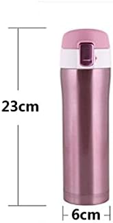 Czdyuf 500ml térmicos a vácuo frascos de água garrafa de água viajar café caneca leite de leite de aço inoxidável