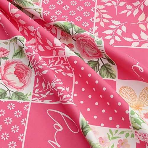 Capas de travesseiros do dia das mães da vertkrea, capa de travesseiro floral do presente da mãe, conjunto de 2 case de almofada rosa para vovó, dia das mães, aniversário de 18x18 polegadas