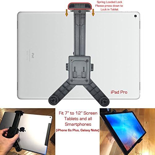 Universal HDX Tablet Câmera Zoom Recordo de vídeo Periscópio Suporte de tripé de periscópio com dupla junta de ajuste de 360