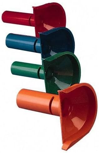 MMF Industries Classing Tubes | 4 tubos de teclas de cores | Plástico moldado durável | Cores variadas | Fácil de carregar