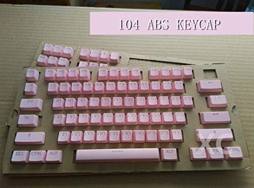 104 KEYS ANEL DE LIGHT ANEL HALO LIGADO TENAS CAPS DOUBLESHOT CAP CAP OEM PERFILO PARA CHERRY MX Teclado mecânico de jogos