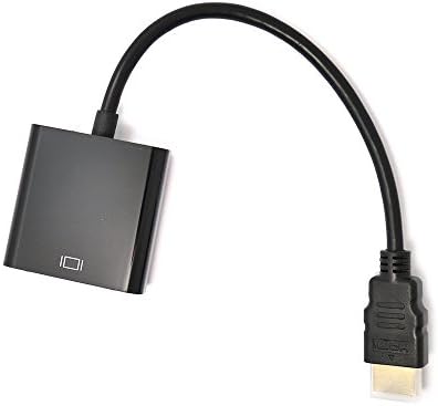 Q-baihe hdmi para adaptador VGA Adaptador masculino para Famale Adaptador 1080p Digital a Analog Audio para tablet para laptop
