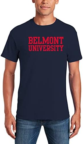 BELMONT University Bruins Bloco básico, camiseta em cores da equipe, faculdade, universidade