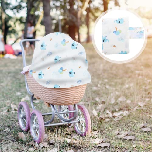 Kisangel Baby Seat carrinho de bebê capa de carrinho de desenho animado de elefante de carrinho de bebê Canopies Protetor
