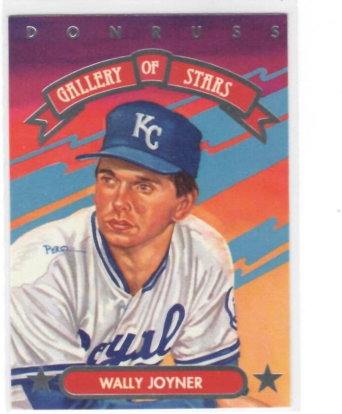1992 Triple Play Gallery of Stars GS-2 Wally Joyner Kansas City Royals MLB Baseball Card NM-MT