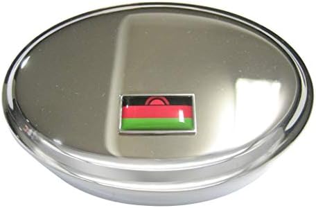 Fin bordado da República da Bandeira do Malawi Bandeira Oval Jóia de jóias