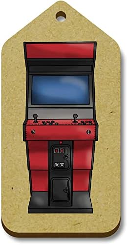 10 x 'Retro Arcade Game' 66mm x 34mm Tags de presente