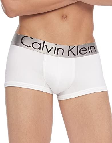 Calvin Klein Masculino Micro Micro 3-Pacote de Palavra baixa Trunks