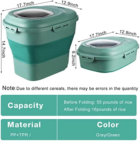 UMIGY 2 embalagem Recifradores de armazenamento de alimentos de arroz de arroz de grande