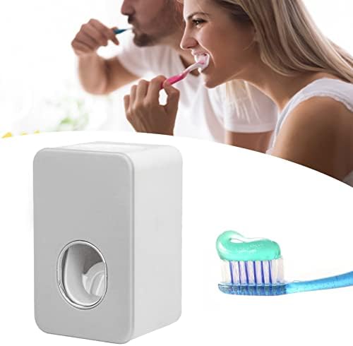 FTVogue Distribuidor de dentes automático Acessórios para banheiros de montagem na parede ABS com sucção super glutinosa para crianças Família