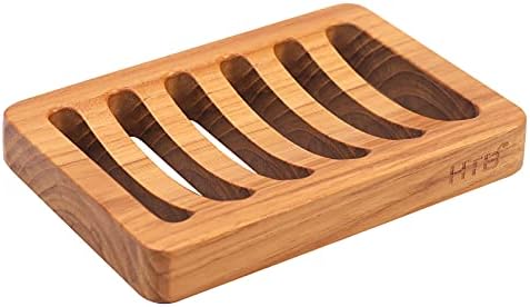 Holder de esponja de teca de cozinha e acacia Wood 3 Compartamentos Organizador