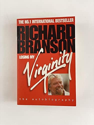 Richard Branson assinou o autógrafo Losing My Virginity - Virgin Galactic, Virgin Group, Virgin Records Bilionaire, Primeiro Turista Espacial Comercial