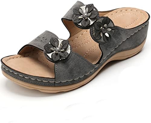 Rvide Sandals for Women Sandálias Ortopédicas de Verão Dressou