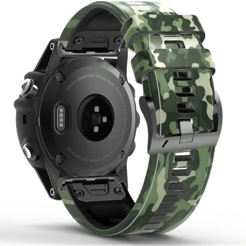 Gikos 26 mm 22mm de fita rápida tiras de banda de vigia para Garmin Fenix ​​7 7x Epix Silicone EasyFit Band para Fenix ​​6x 6 Pro