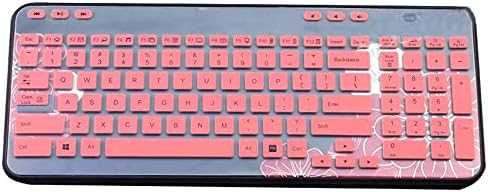 Protetor de capa de pele de teclado de silicone compatível com Logitech MK360 K360 MK365 K365 Teclado sem fio