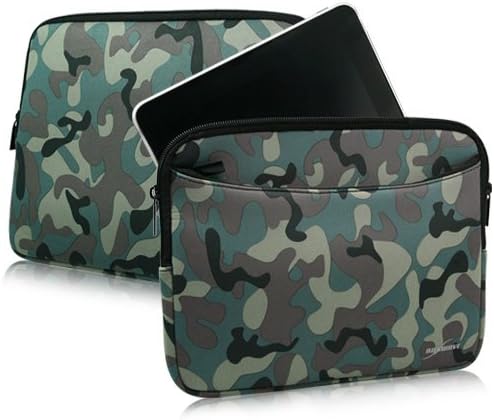 Caixa de ondas de caixa compatível com oangcc android 11 comprimido tab_a13 - terno de camuflagem com bolso, neoprene camuflane zipper